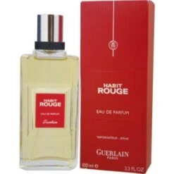 Guerlain Habit Rouge 100 Ml Eau De Parfum Edp Spray Pofumo Uomo
